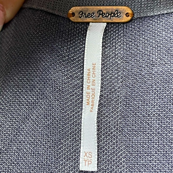 Free People bauhaus swit maxi side slit sweater dress size XS NWT - Picture 13 of 13